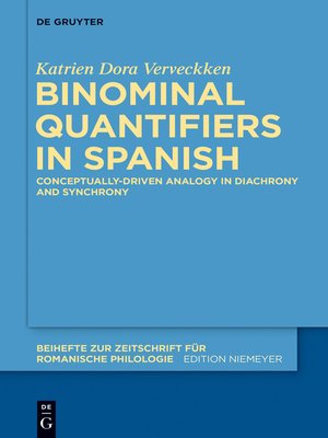 cover image of Binominal Quantifiers in Spanish